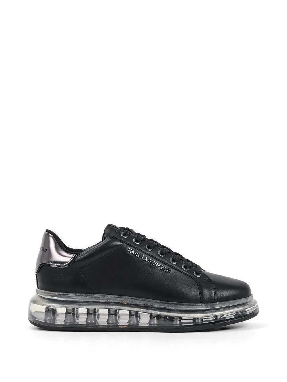 Karl Lagerfeld Kapri Kushion lace-up logo sneakers Zwart