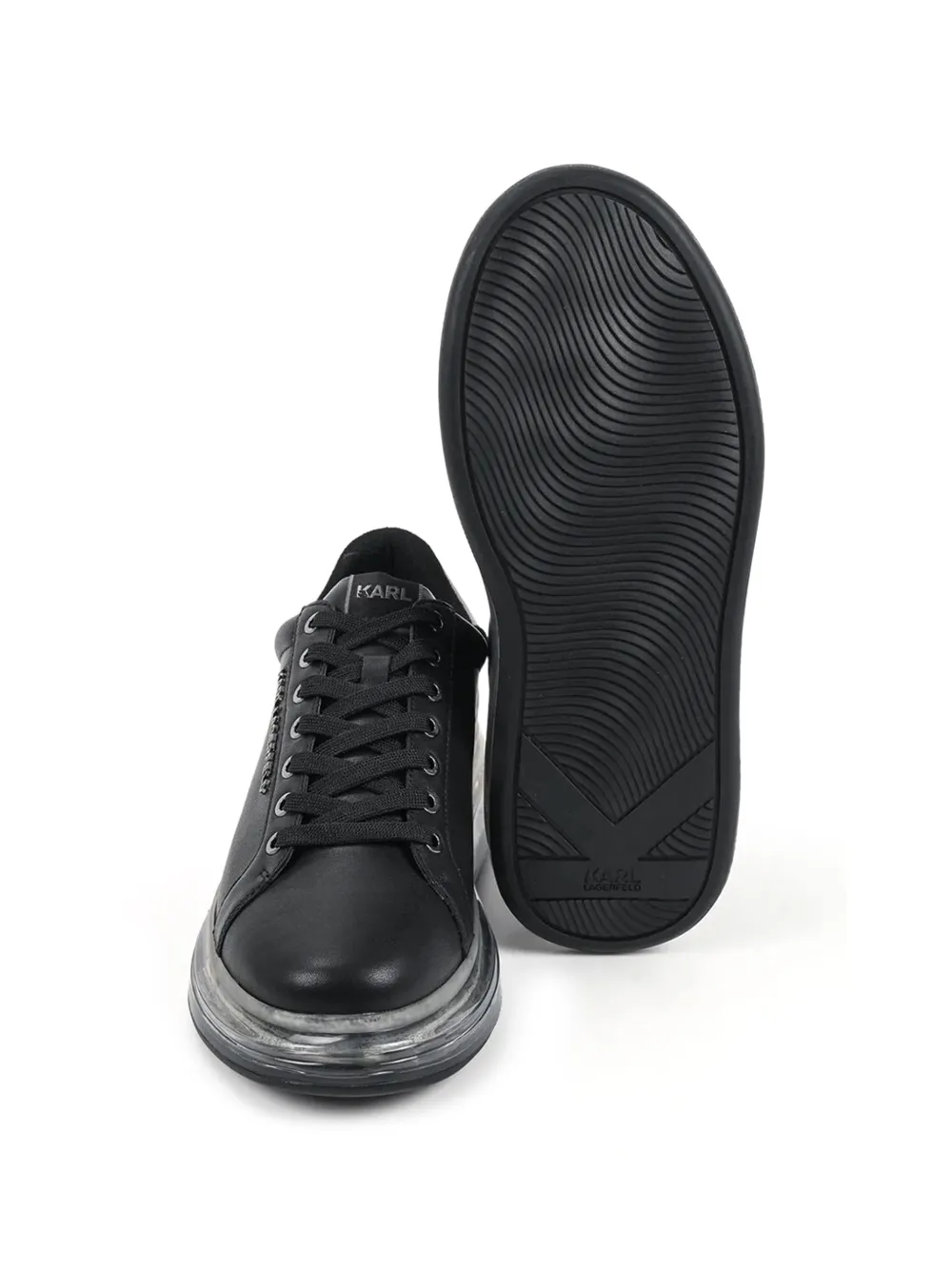 Karl Lagerfeld Kapri Kushion lace-up logo sneakers Zwart