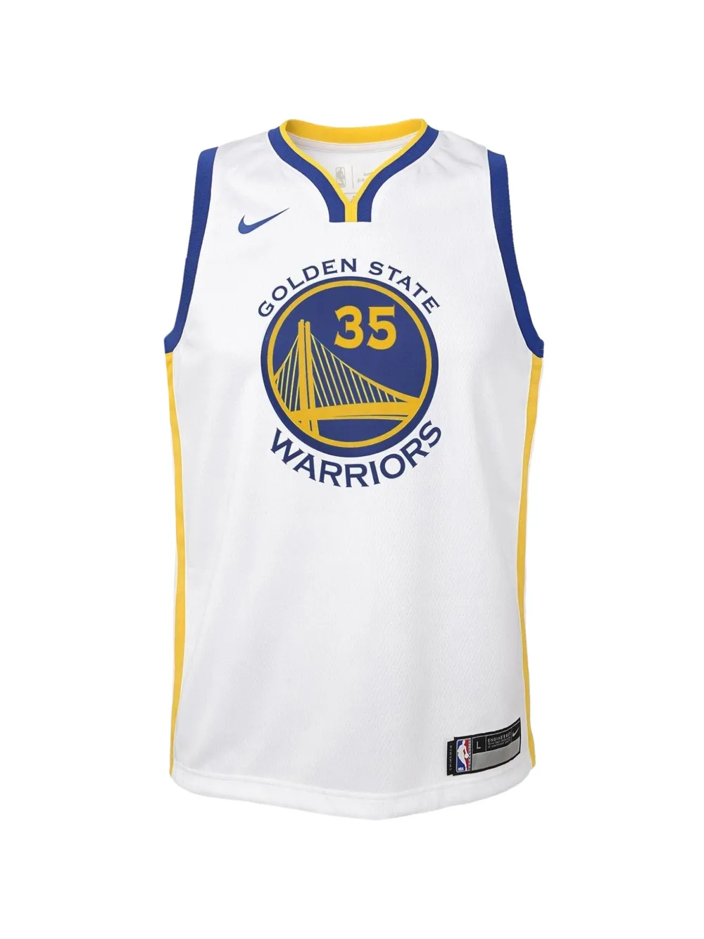Nike Kids NBA Golden State Warriors x Kevin Durant vest - Bianco