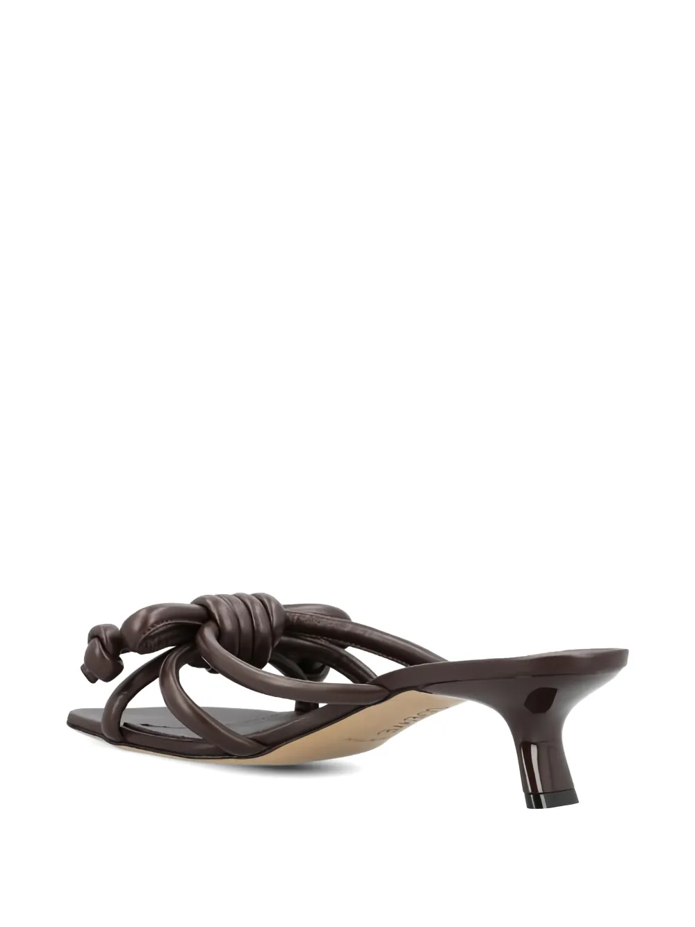 LOEWE Flamenco Knot leren sandalen Bruin