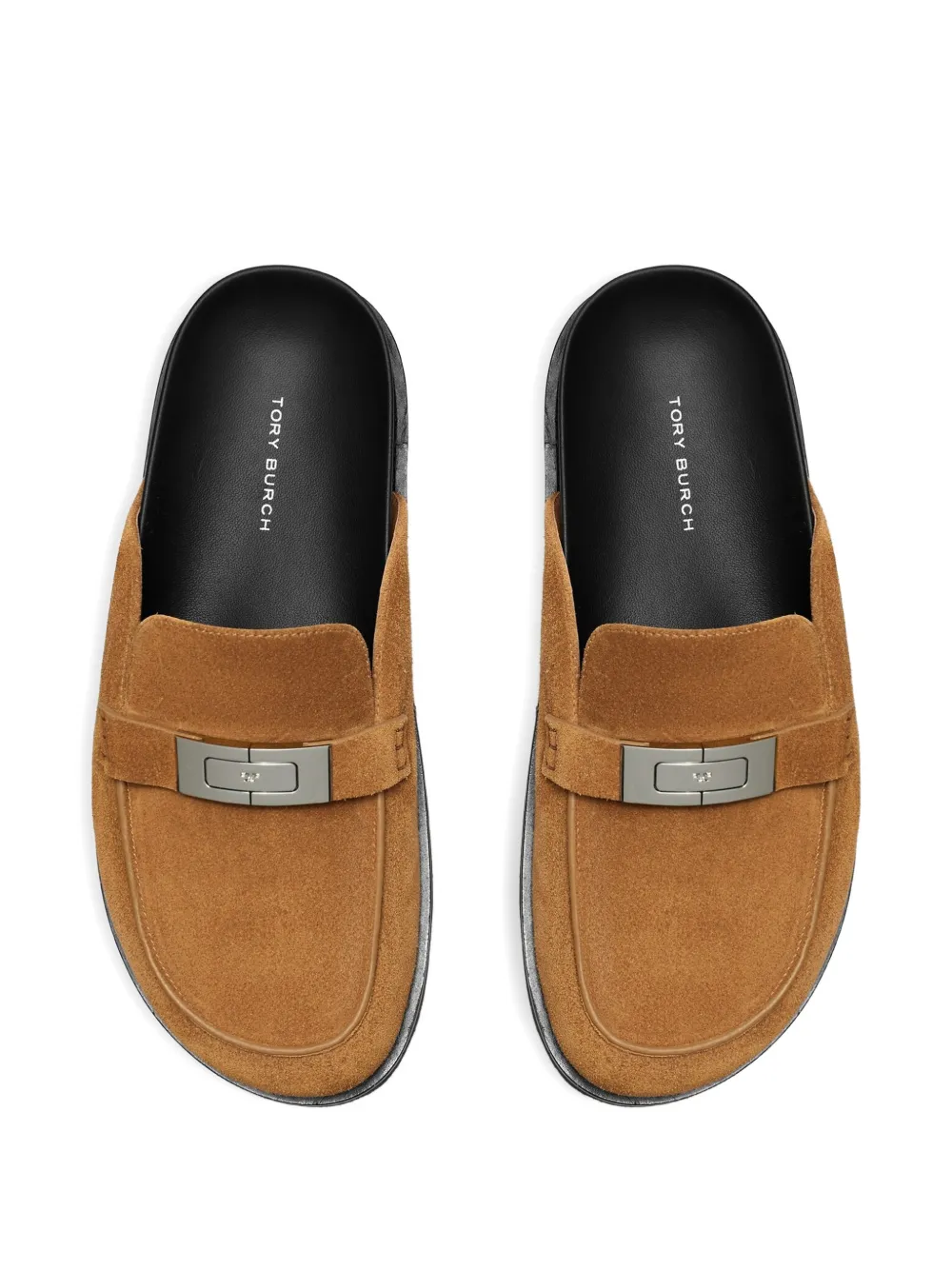 Tory Burch Leelee Buckle Mule In Brown