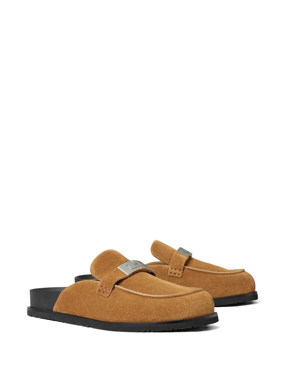 Tory Burch Leelee muiltjes met gesp Beige