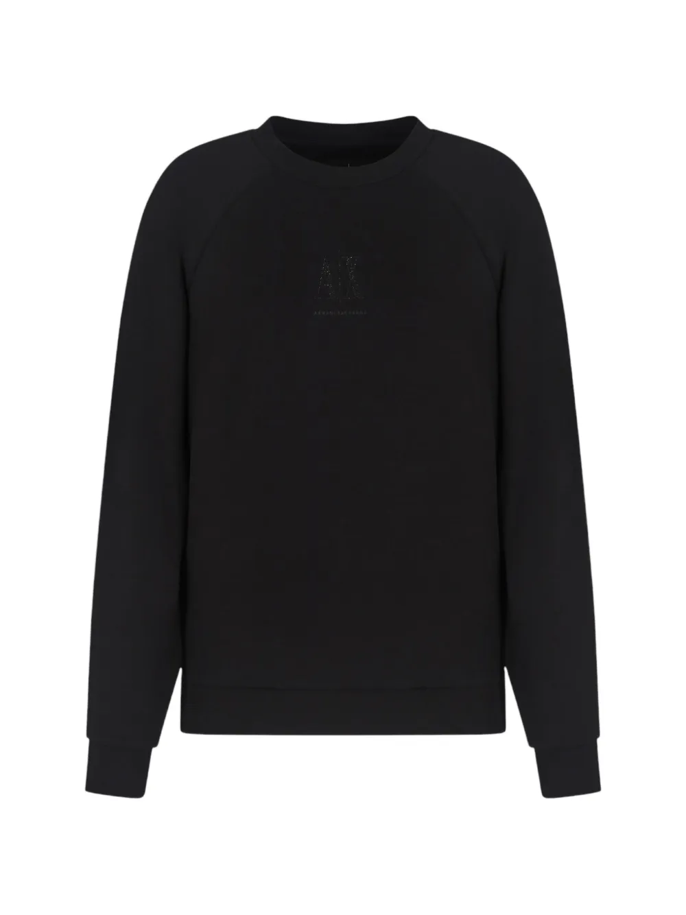 Armani Exchange logo-detail round-neck sweatshirt - Nero