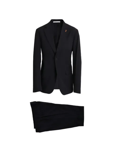 Pal Zileri logo-pin two-piece suit