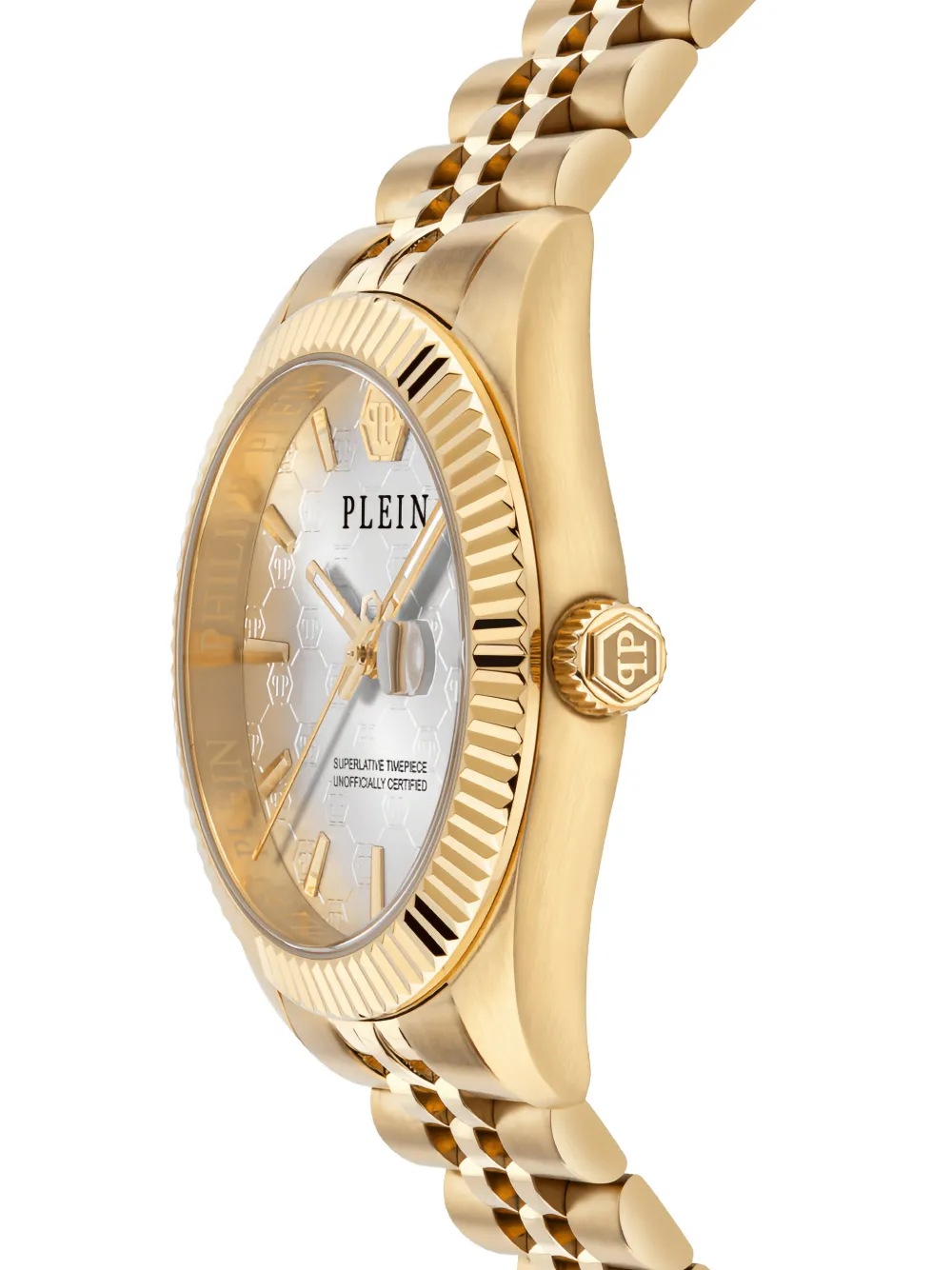  Philipp Plein Superlative 34mm Date Watch - White 