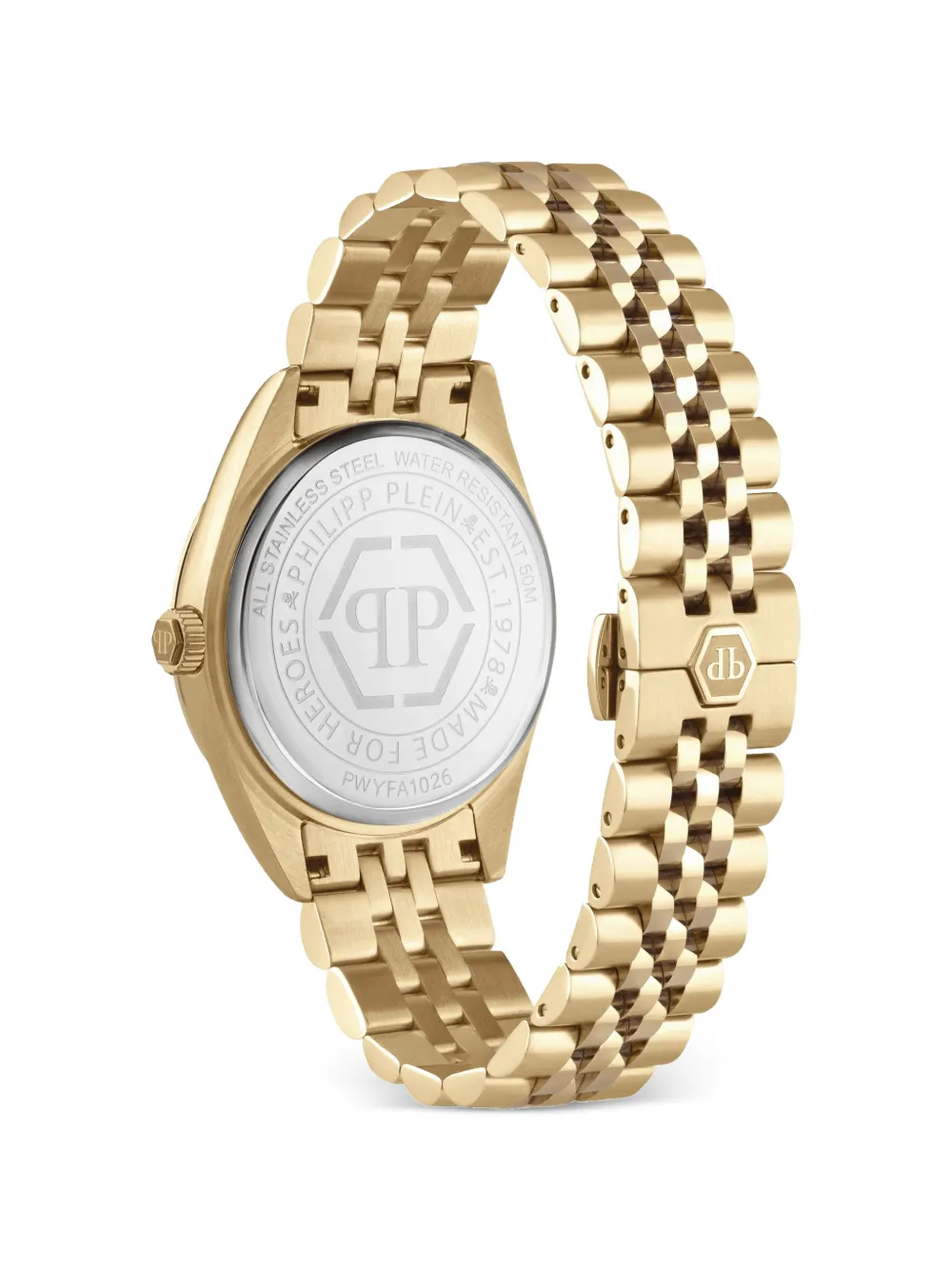  Philipp Plein Superlative 34mm Date Watch - White 