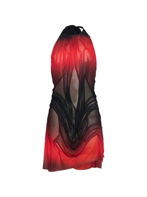 Di Petsa The Wetlook mini dress