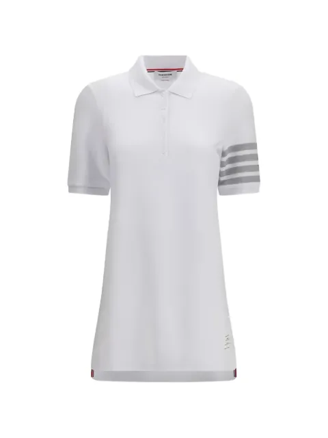Thom Browne 4-bar stripe polo dress