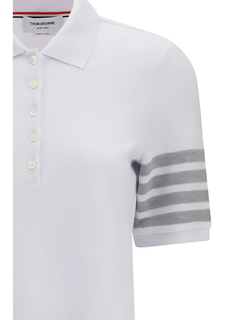 4-bar stripe polo dress