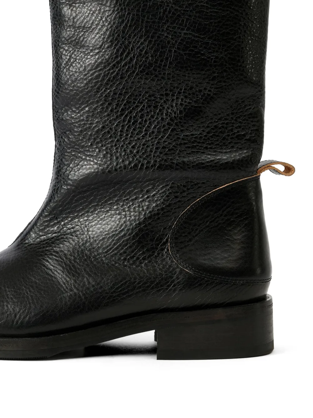 OUR LEGACY Haul Camion leren laarzen Zwart