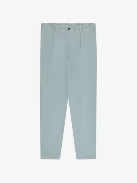 slowear tapered fit cotton trousers