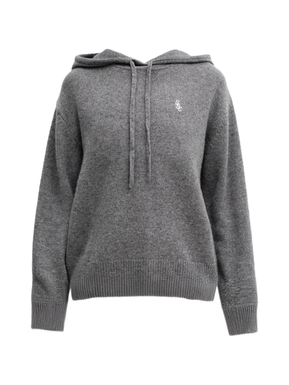 Sporty & Rich Src cashmere hoodie - Grigio