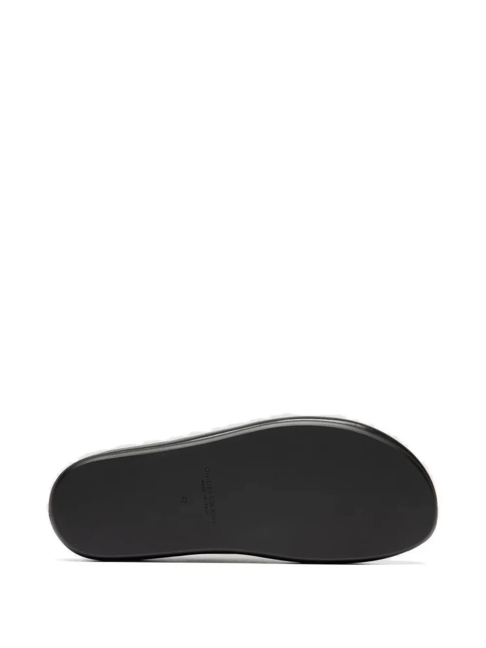 Officine Creative Babouche 001 leren muiltjes Zwart
