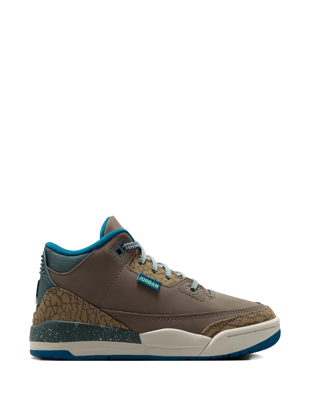 Jordan Kids Air Jordan 3 Retro panelled sneakers Groen