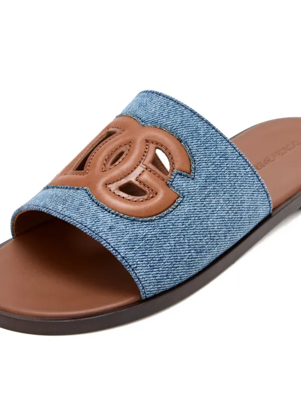 Dolce & Gabbana DG Light Denim Sandals | Blue | FARFETCH