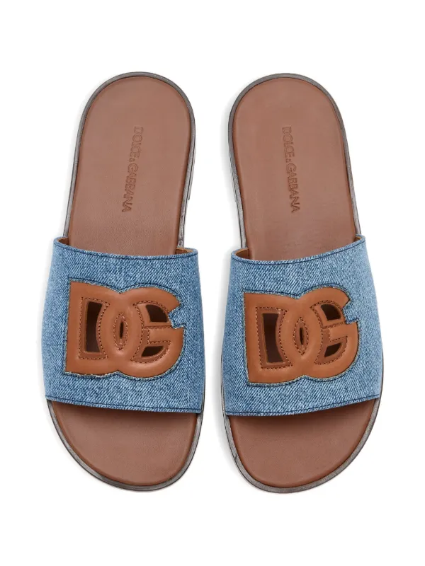 Dolce & Gabbana DG デニムサンダル | ブルー | FARFETCH JP