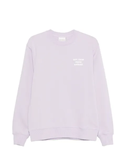 Drôle De Monsieur sudadera con cuello redondo