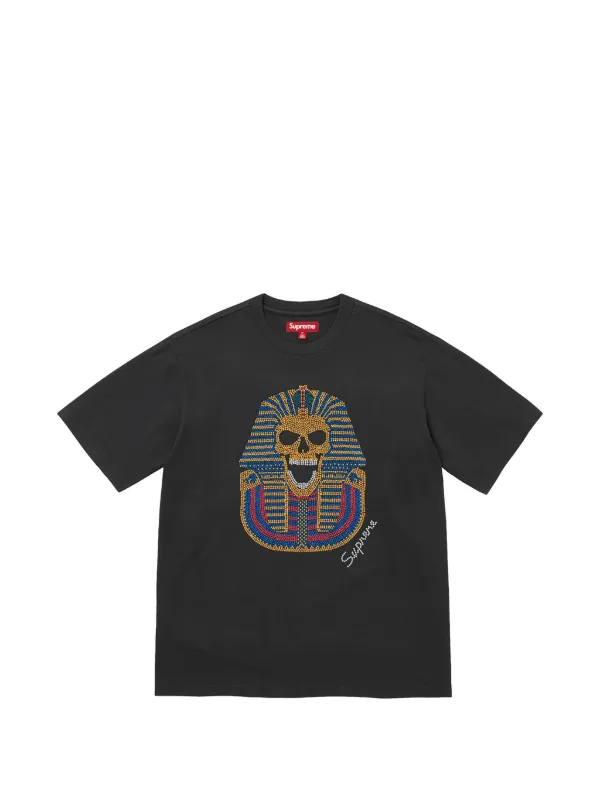 Supreme King Tut ラインストーン Tシャツ | ブラック | FARFETCH JP