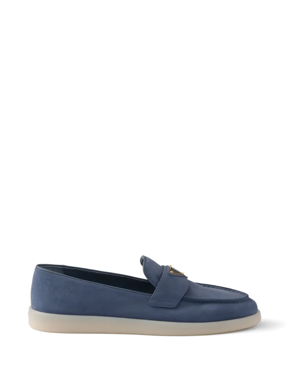 Prada nubuck loafers - Blu