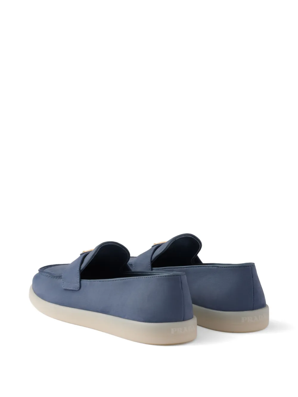 Prada Nubuck loafers Blauw