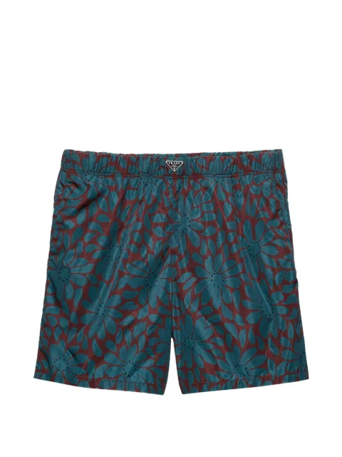 Prada printed Re-Nylon swim trunks