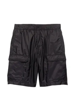 Prada Short De Bain En Nylon Recyclé | Noir | FARFETCH FR