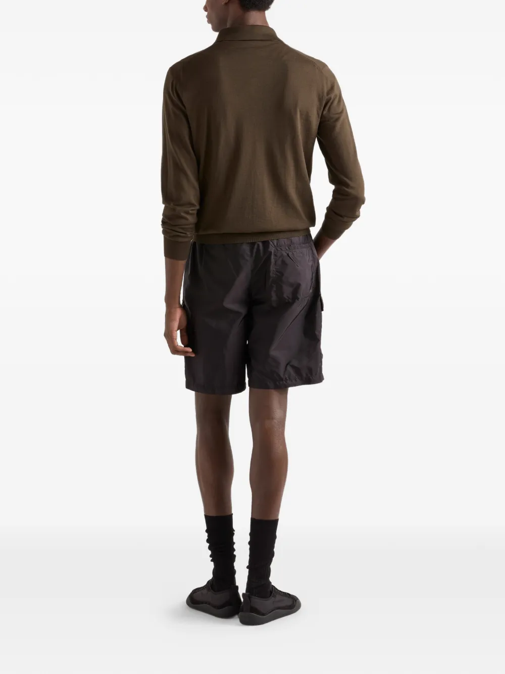  Prada Re-nylon Swim Trunks - Black 