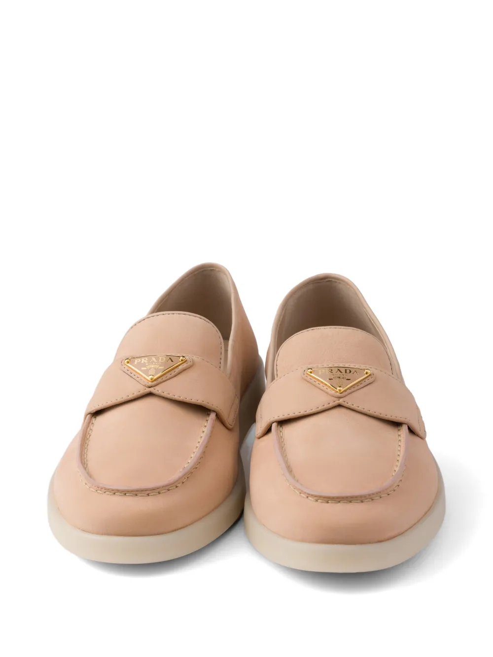 Prada Nubuck loafers Roze