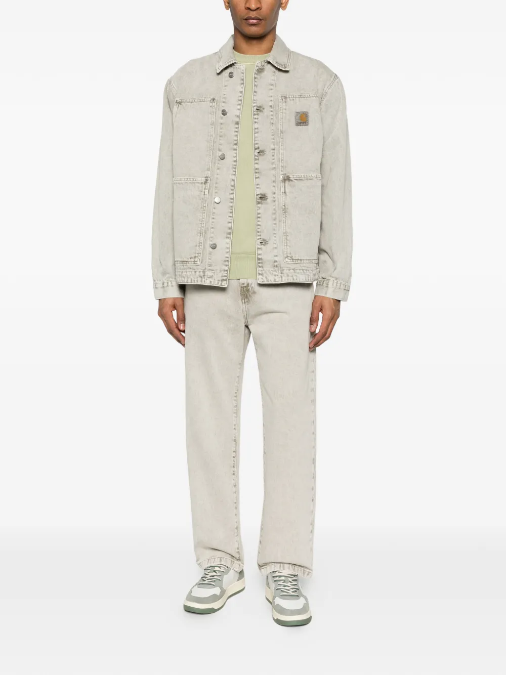  Carhartt Wip Buttoned Jeans - Neutrals 