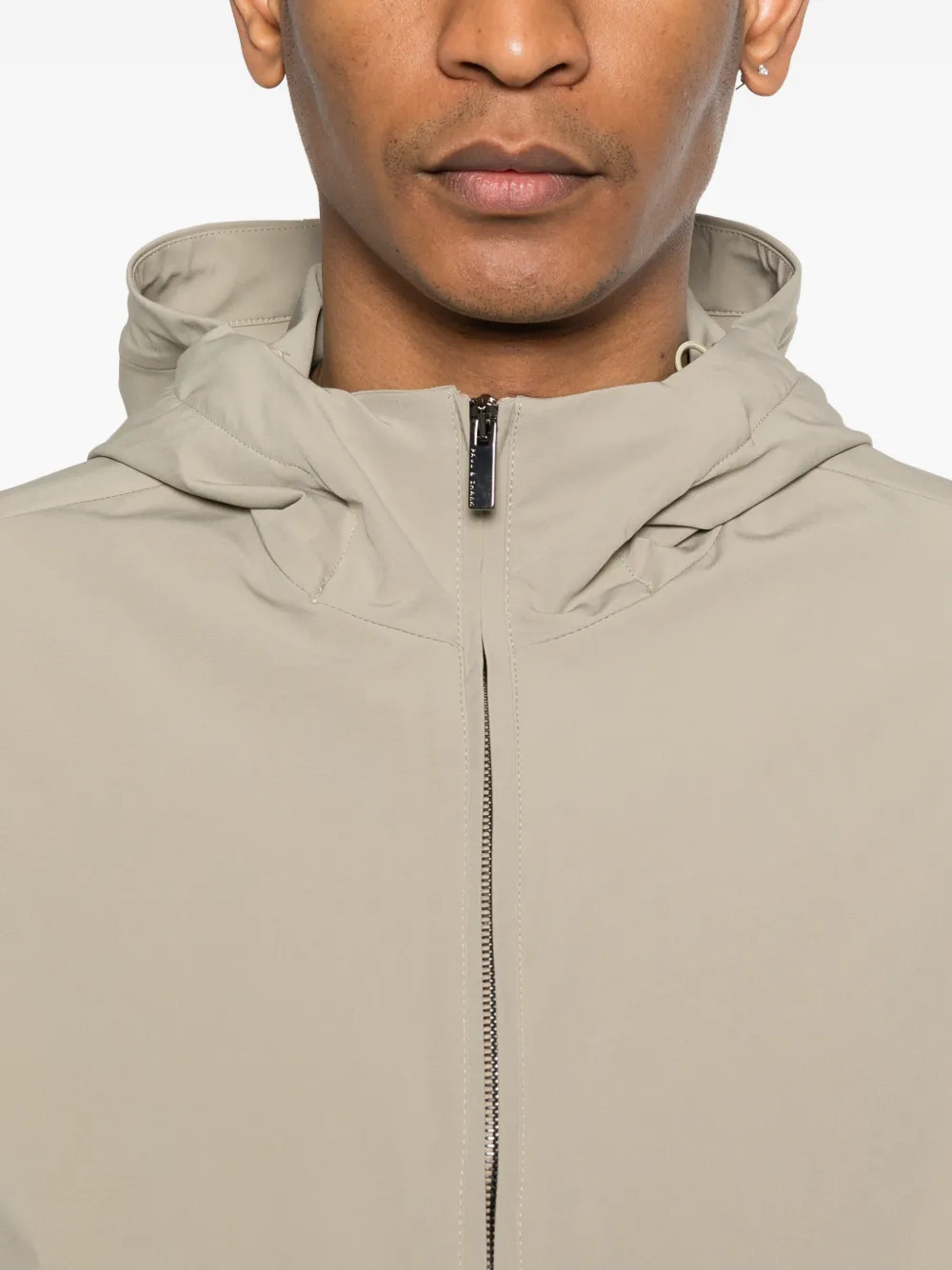 Paul & Shark フーデッド ジップジャケット | ニュートラル | FARFETCH JP