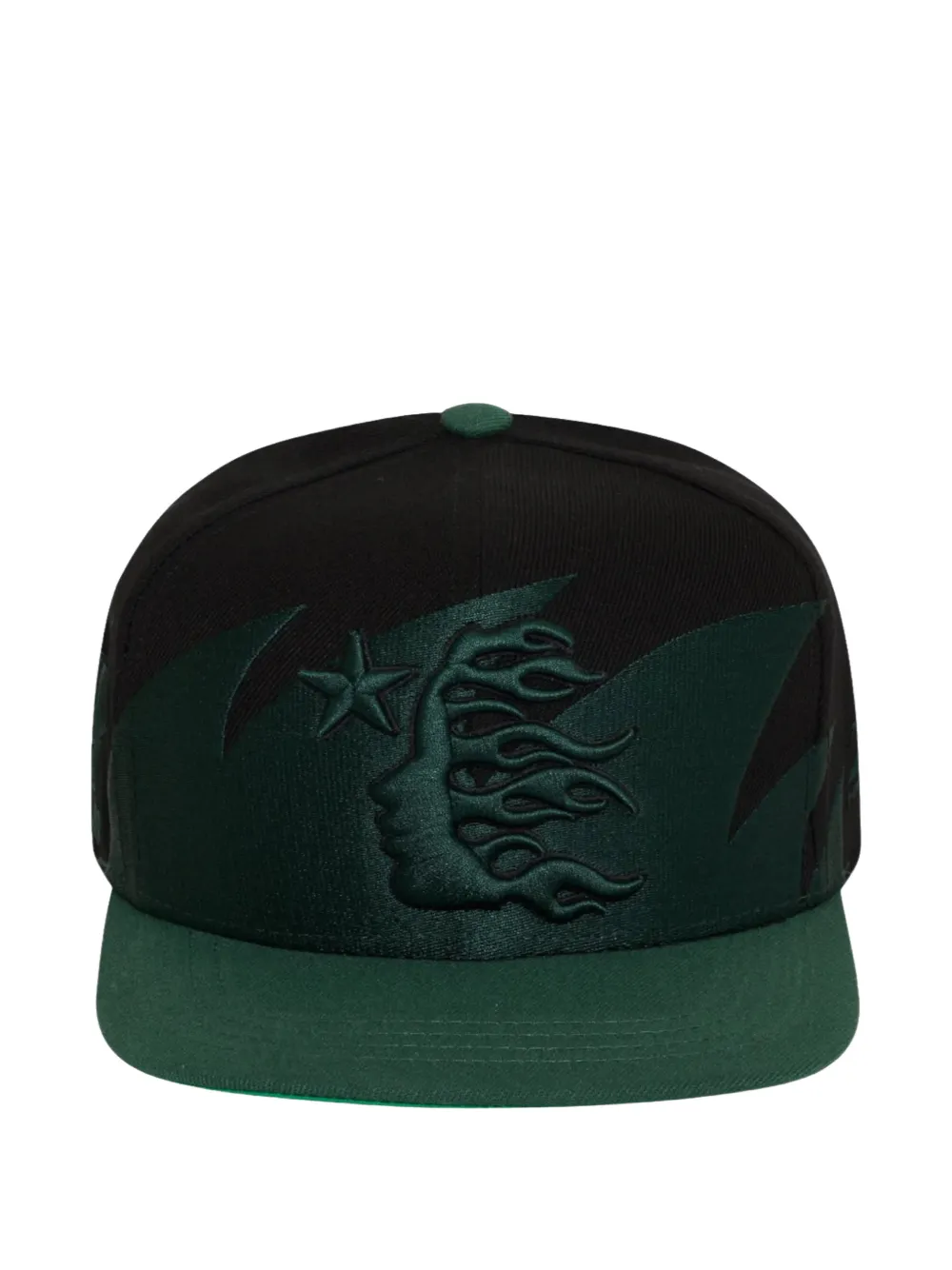 HELLSTAR sharkteeth snapback hat - Nero