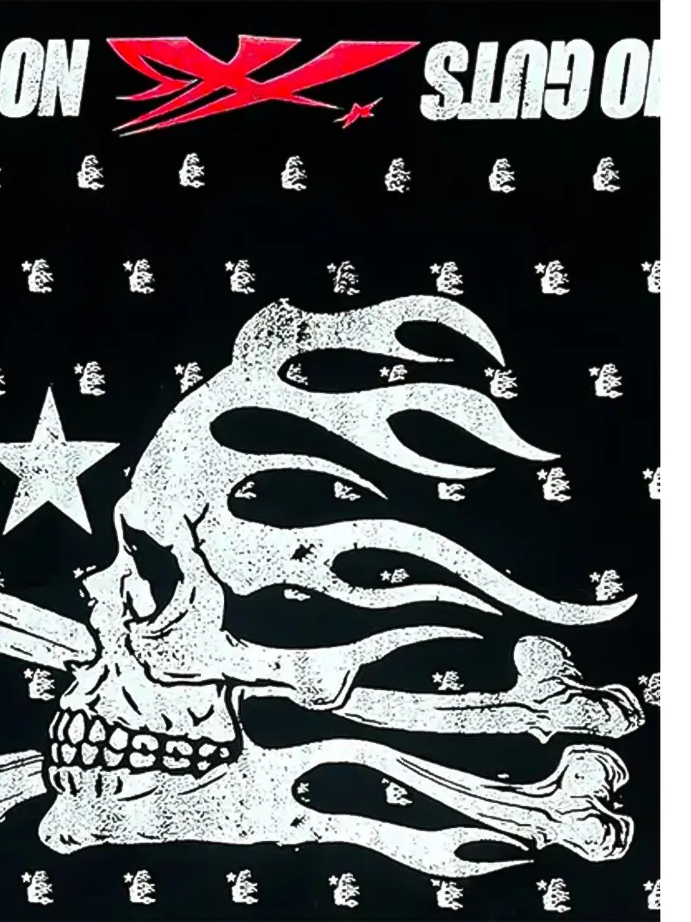 HELLSTAR No Guts No Glory bandana Zwart