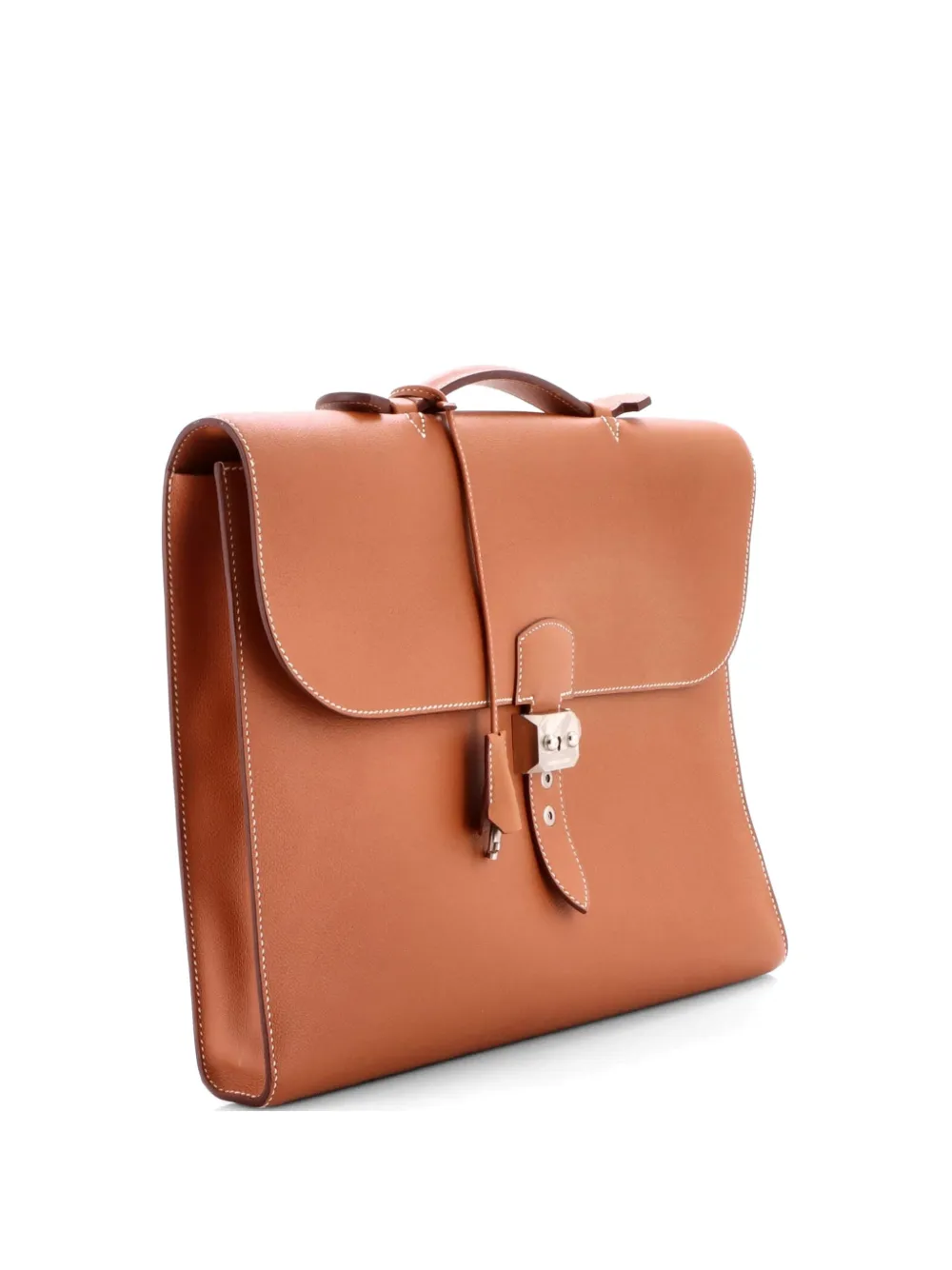 Hermès Pre-Owned Sac a Depeches Light 1-37 Briefcase Evercolor business bag - Marrone