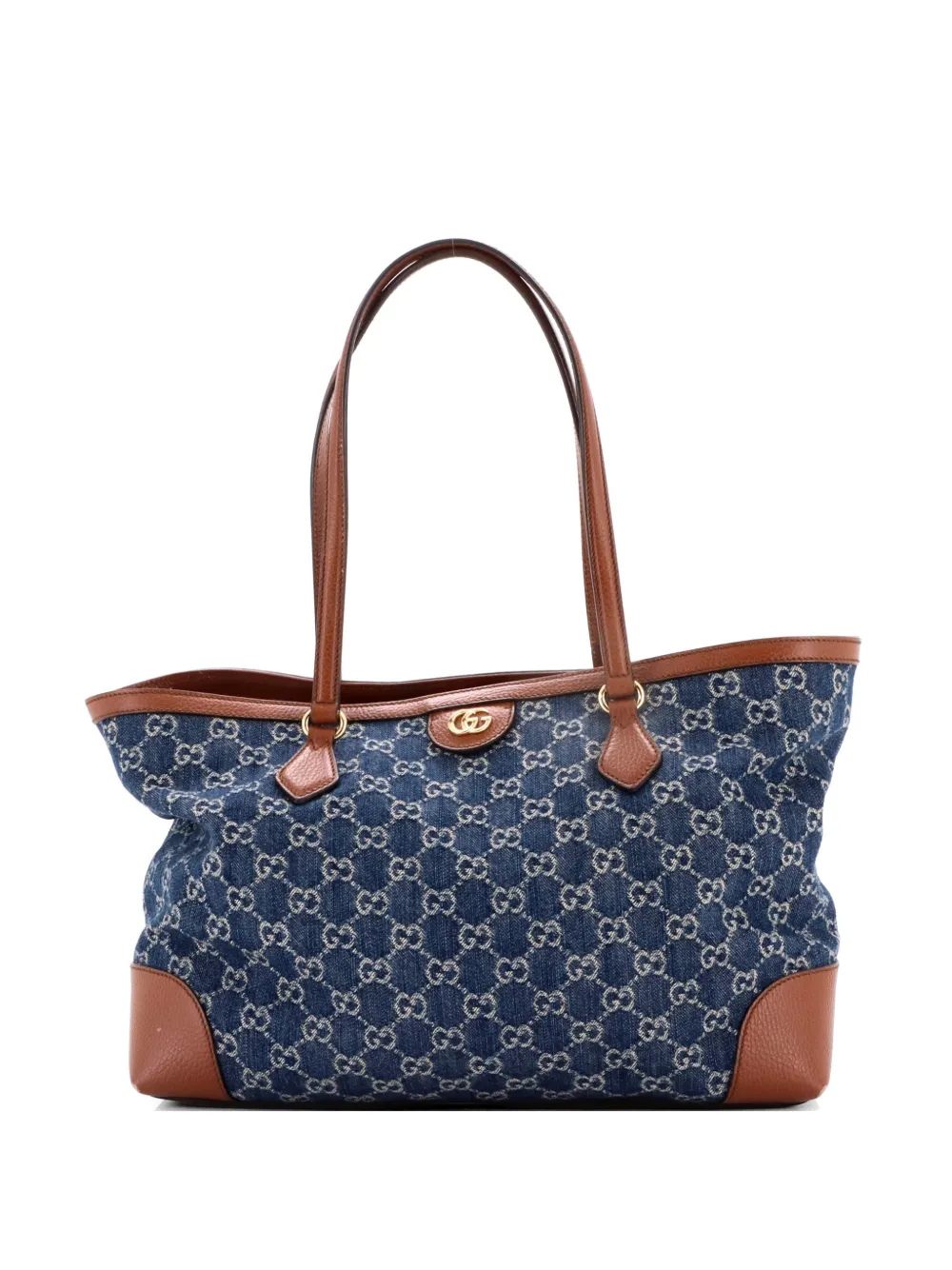 Gucci Pre-Owned Ophidia Shopping GG Denim Medium tote bag - Blu
