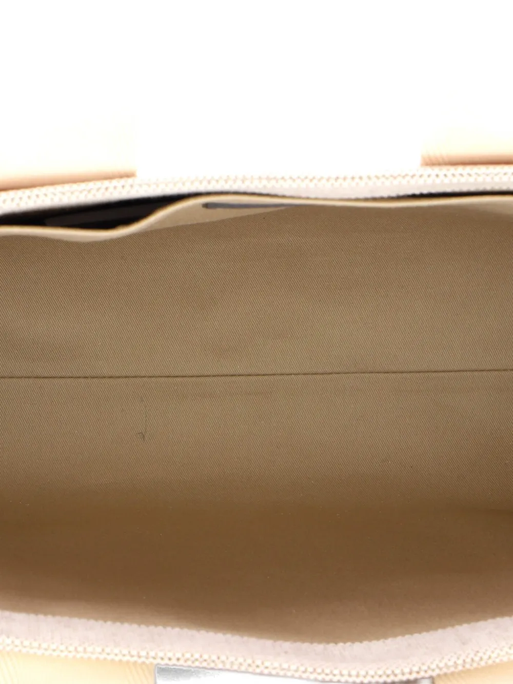 Woody Canvas With Leather Large Tote Bag