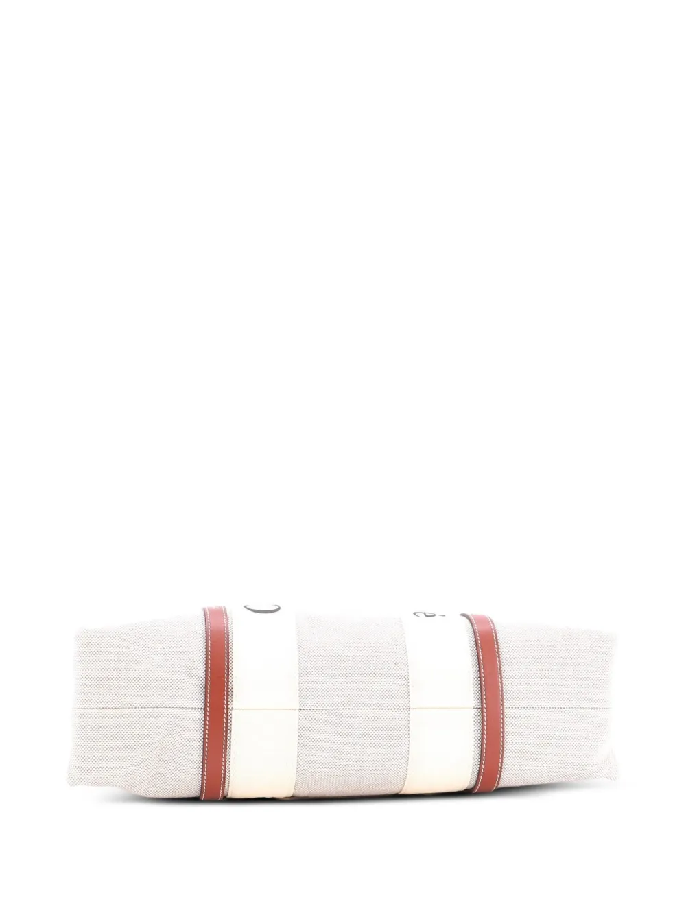 Woody Canvas With Leather Large Tote Bag