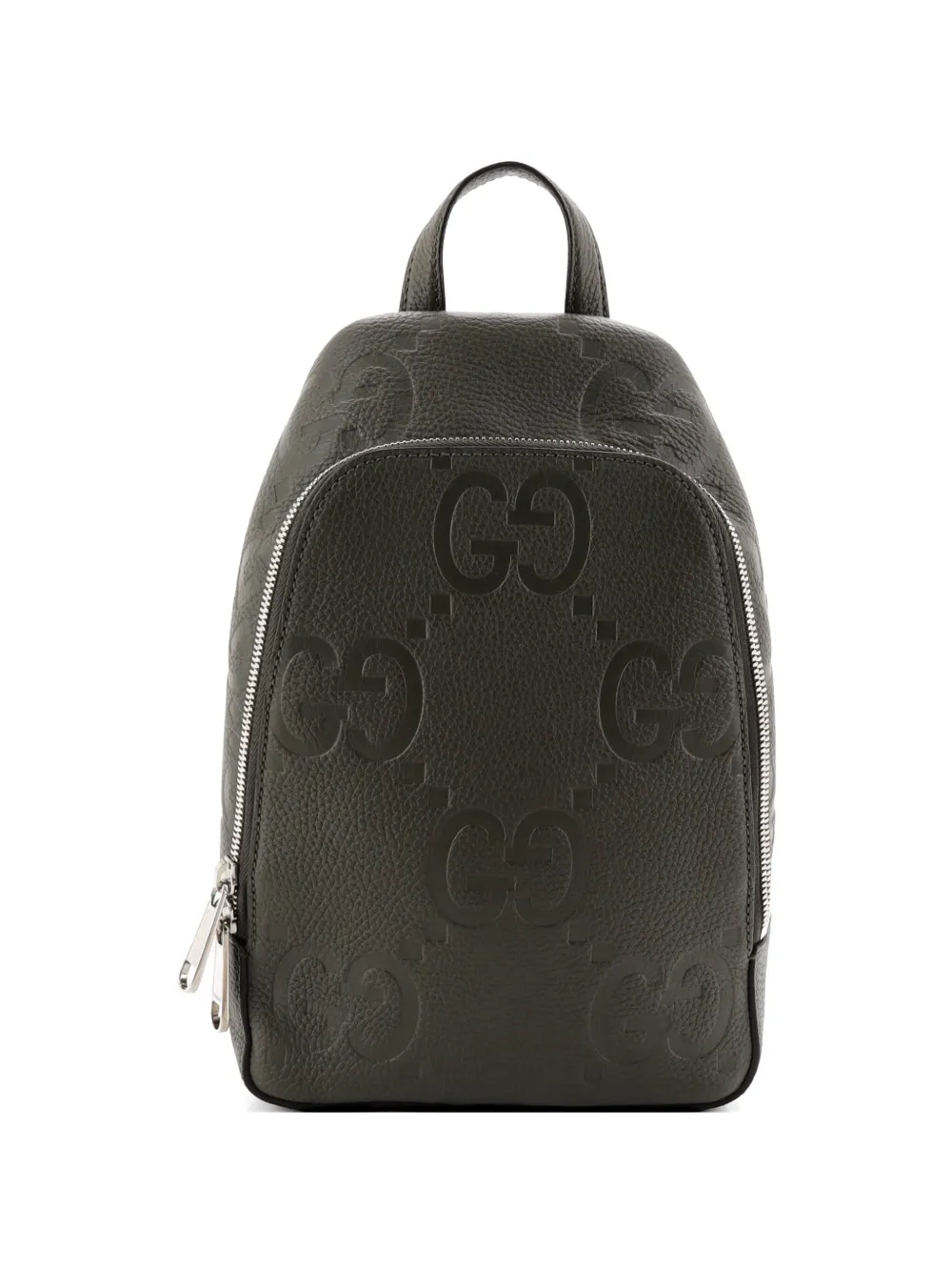 Gucci Pre-Owned Sling Bag Jumbo GG Embossed Leather crossbody bag - Verde