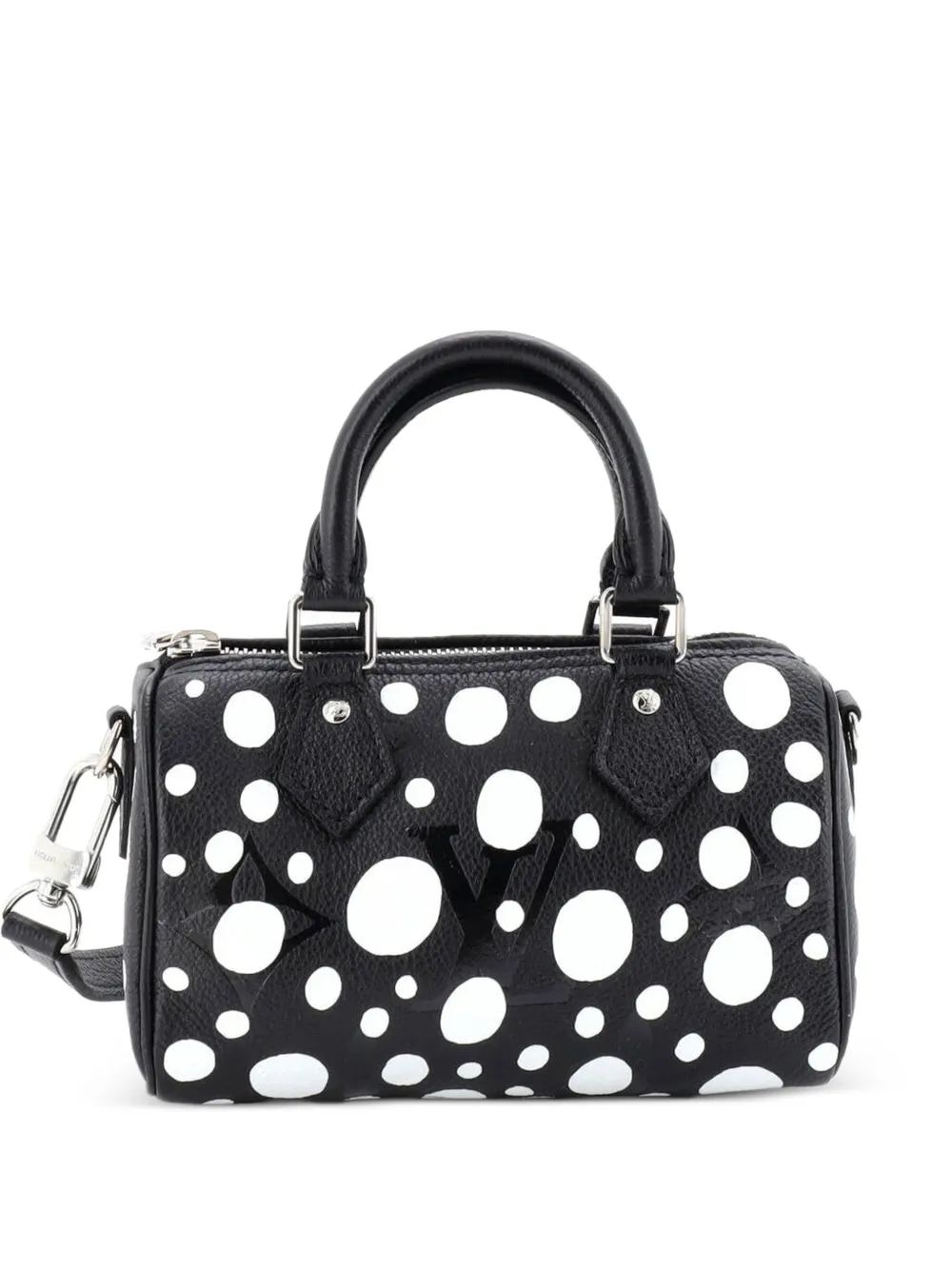 Louis Vuitton Pre-Owned Speedy Bandouliere NM Bag Yayoi Kusama Infinity Dots Monogram Empreinte Giant Nano crossbody bag - Schwarz