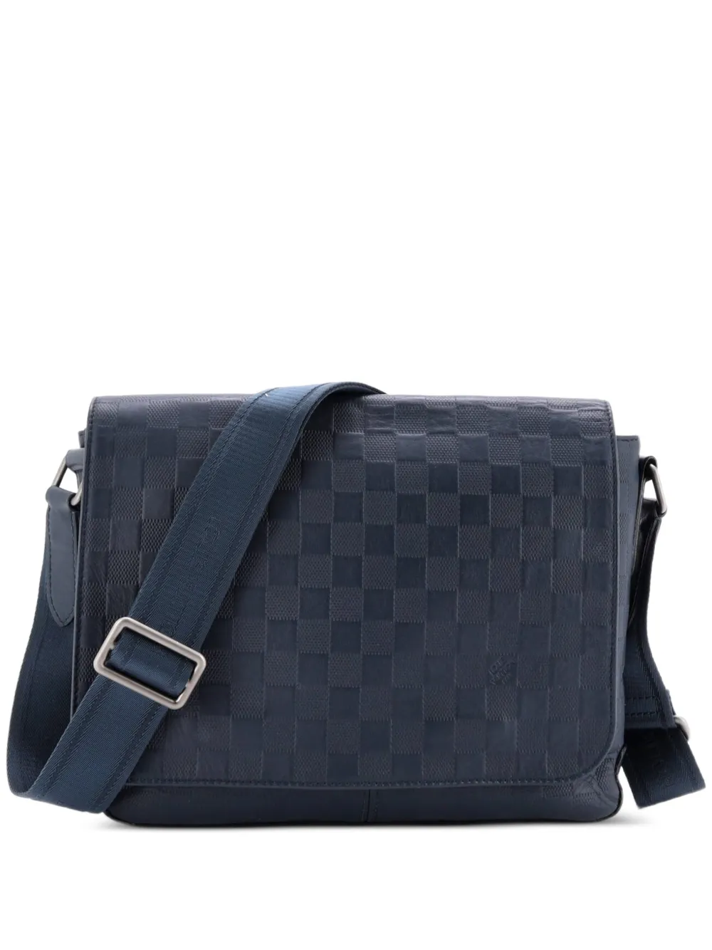 Louis Vuitton Pre-Owned District Messenger Bag Damier Infini Leather PM crossbody bag - Blu