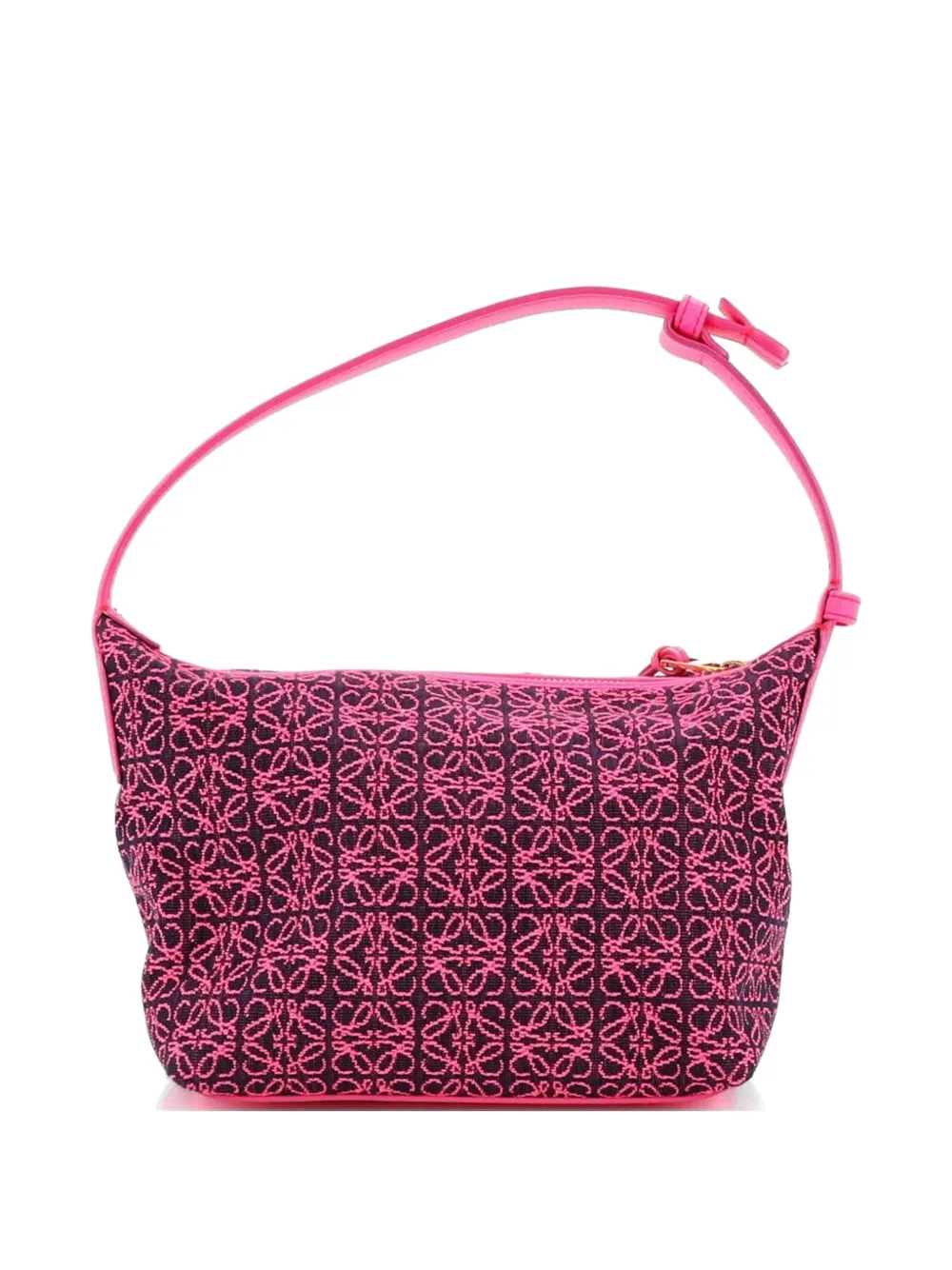 Cubi Anagram Jacquard Small Hobo Bag