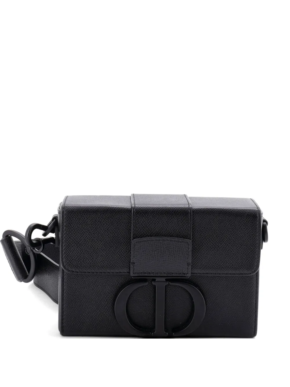 Christian Dior Pre-Owned Ultra Matte 30 Montaigne Box Bag Leather shoulder bag - Nero