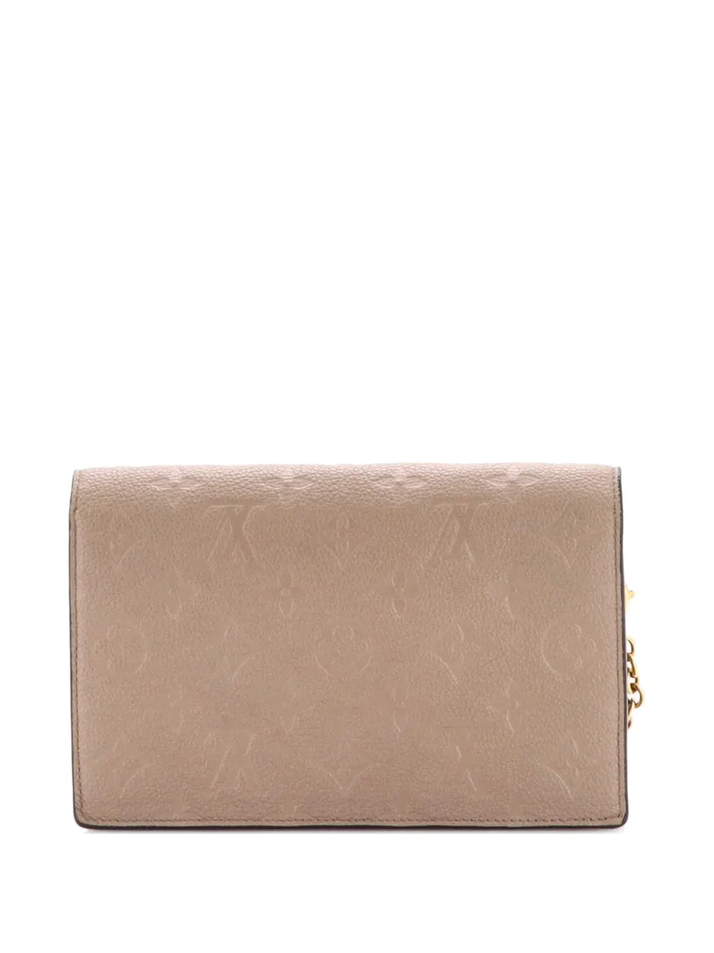  Louis Vuitton Pre-owned Borsa A Tracolla Vavin Chain Wallet Nm In Pelle Empreinte Con Monogramma - Toni Neutri 