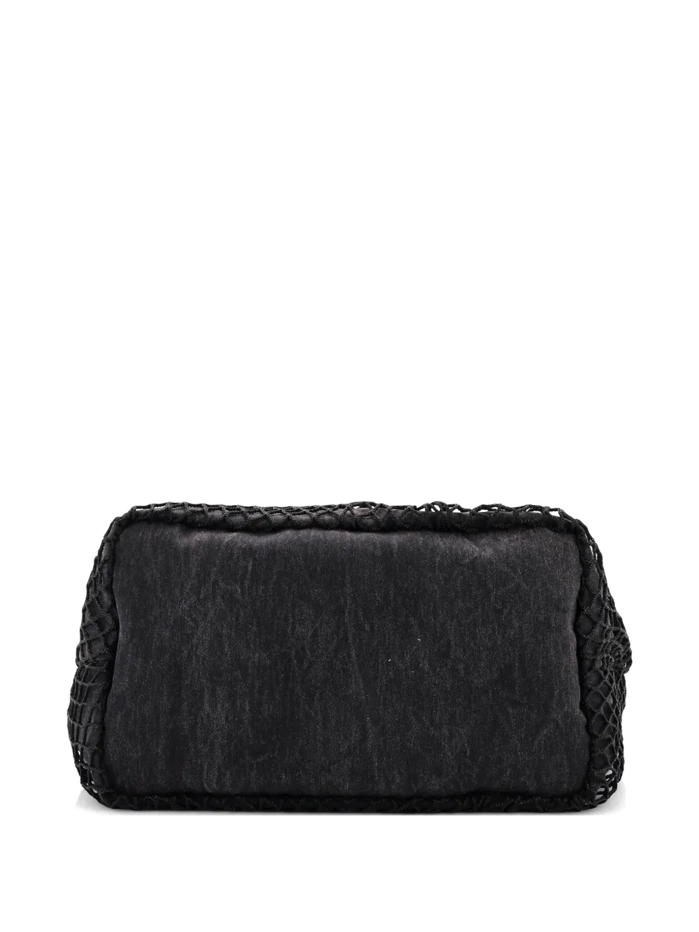 Balenciaga Pre-Owned 24/7 Drawstring Mesh and Denim Medium tote bag - Nero