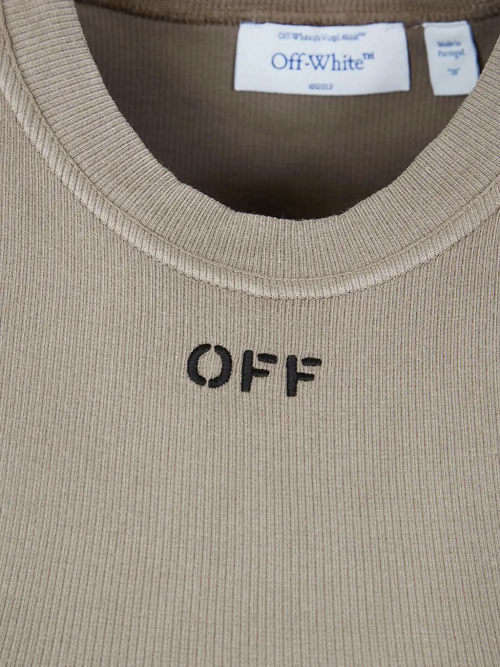  Off-white Logo-detail Tank Top - Neutrals 