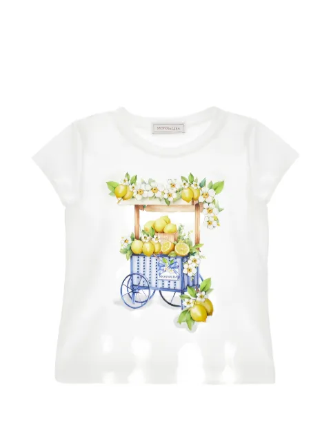 Monnalisa floral-print T-shirt