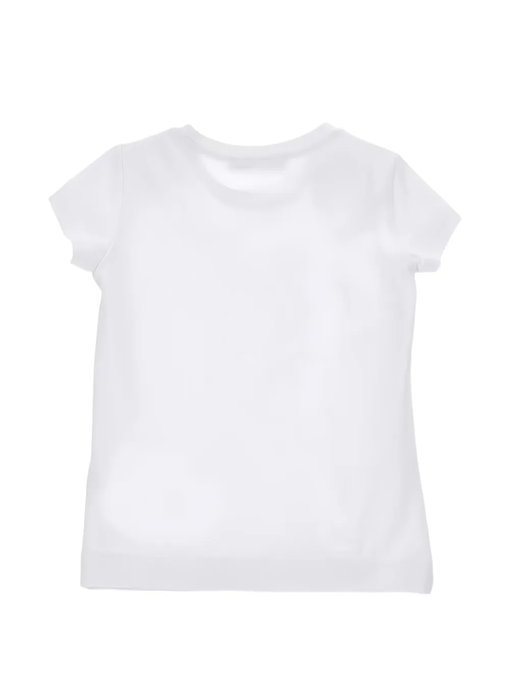 Monnalisa T-shirt met hondenprint Wit