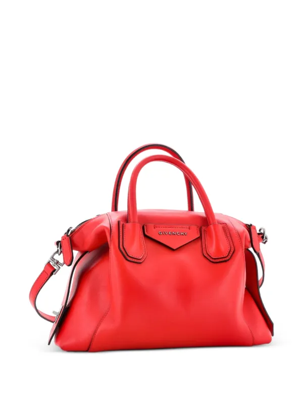Givenchy レザー ハンドバッグ レッド