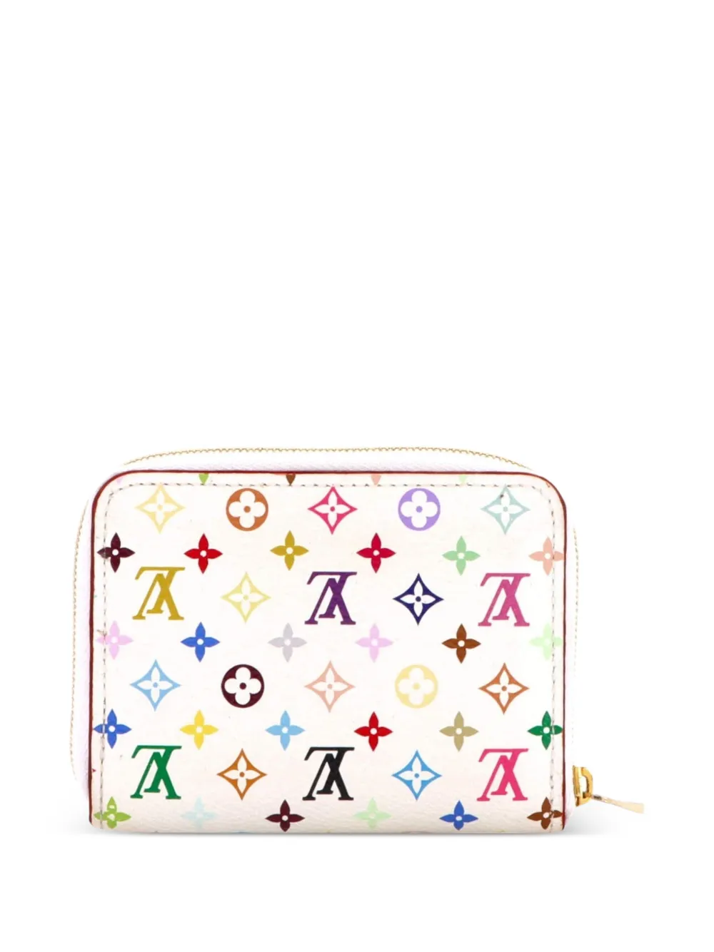 Louis Vuitton Pre-Owned Zippy Coin Purse Monogram Multicolor pouch – White
