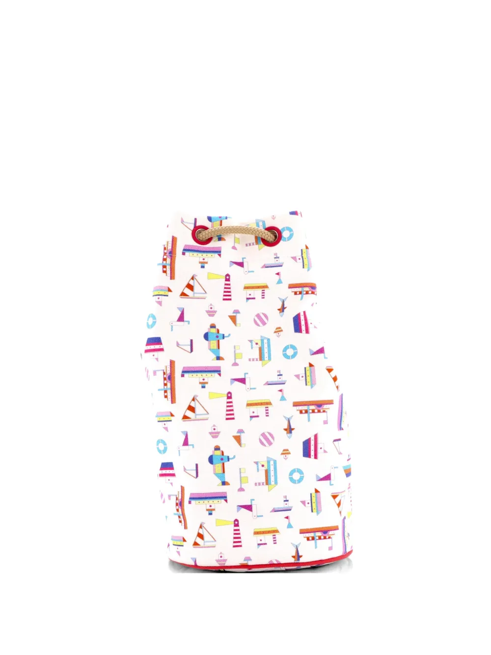 Hermès Pre-Owned Petit Chalutier Duffle Bag Printed Canvas backpack - Mehrfarbig