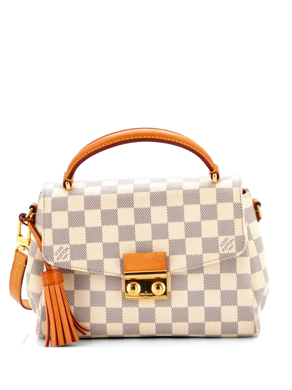 Louis Vuitton Pre-Owned Croisette Handbag Damier crossbody bag - Bianco